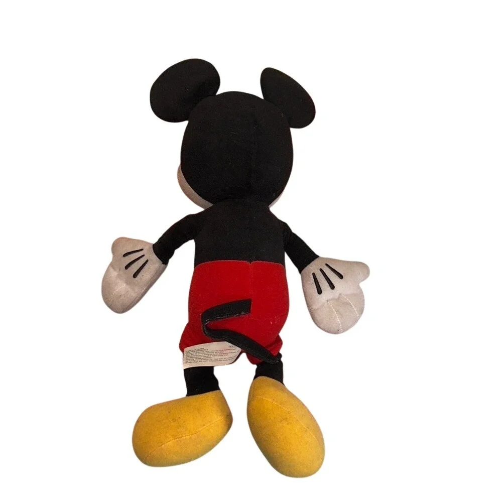 Disney Mickey Mouse Plush Doll Kohls Cares YOTTOY Black‎ Red Stuffed Animal